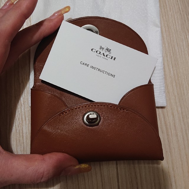 COACH(コーチ)のCOACHコーチ 名刺入れ 小銭入れ ブラウン 茶色 メンズのファッション小物(名刺入れ/定期入れ)の商品写真