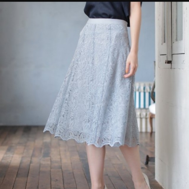 ANAYI(アナイ)のアナイ♡ライトケミカルフラワーレーススカート レディースのスカート(ひざ丈スカート)の商品写真