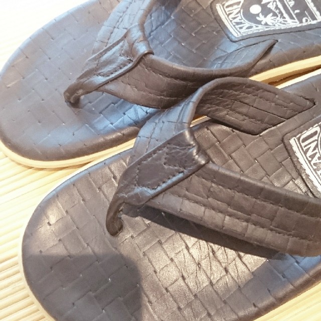 ISLAND SLIPPER(アイランドスリッパ)のアイランドスリッパ 24.0 編み込み ブラック レディースの靴/シューズ(ビーチサンダル)の商品写真