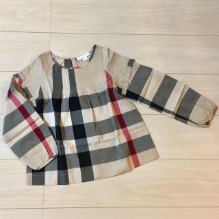 バーバリー(BURBERRY)の【極美品】BURBERRY CHILDREN フリル袖 ブラウス 8Y 128㎝(ブラウス)