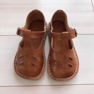 ボンポワン(Bonpoint)のキッズ  tストラップ cutwork shoes シューズ(その他)