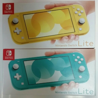 ニンテンドースイッチ(Nintendo Switch)のNintendo Switch Lite ターコイズとイエローの2台セット(携帯用ゲーム機本体)