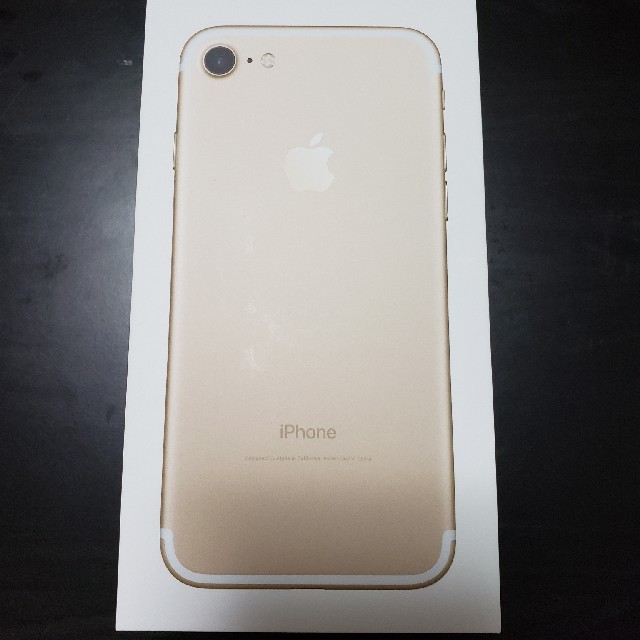 iPhone7 32G ゴールド 新品 動作確認のみ使用スマートフォン本体