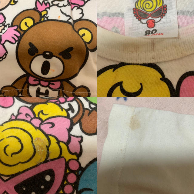 HYSTERIC MINI(ヒステリックミニ)のバニラビーンズ セット キッズ/ベビー/マタニティのベビー服(~85cm)(Ｔシャツ)の商品写真