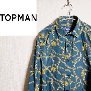 トップマン(TOPMAN)のトップマン 総柄シャツ ゴールドチェーン ヴェルサーチ トップショップ(シャツ)