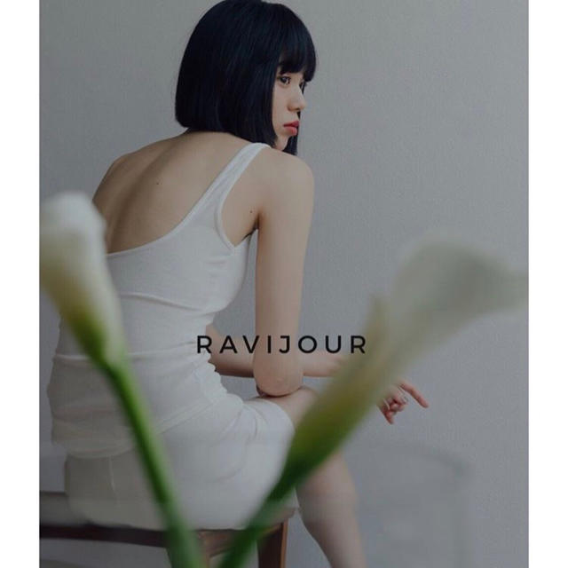 Ravijour(ラヴィジュール)のkato jun× ravijour タンク(black) レディースのトップス(タンクトップ)の商品写真