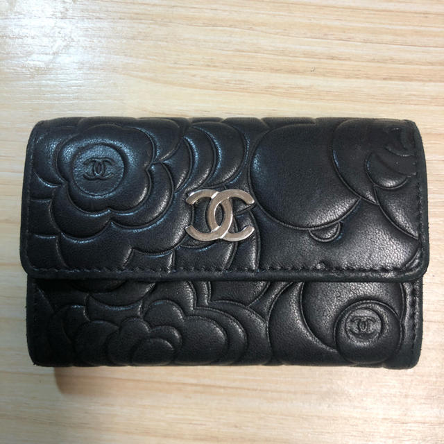 CHANEL シャネル カメリア　カードケース　名刺入れ