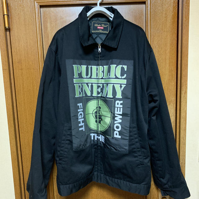 【L】Supreme Public Enemy Work Jacket