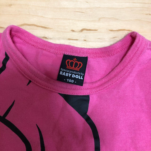 BABYDOLL(ベビードール)のBABY DOLL ロングTシャツ　100センチ キッズ/ベビー/マタニティのキッズ服女の子用(90cm~)(Tシャツ/カットソー)の商品写真