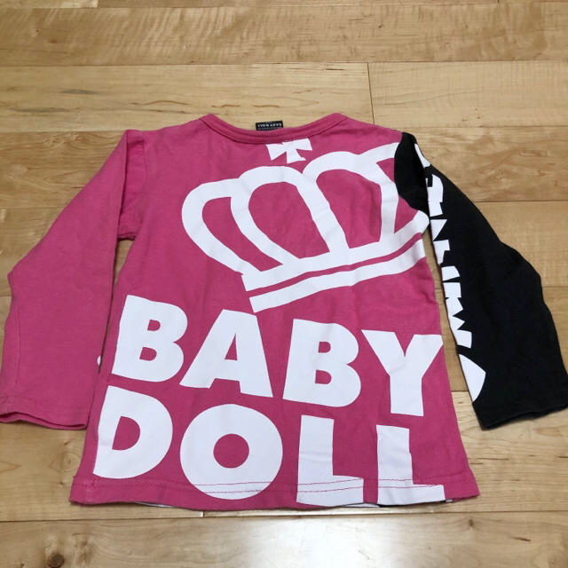 BABYDOLL(ベビードール)のBABY DOLL ロングTシャツ　100センチ キッズ/ベビー/マタニティのキッズ服女の子用(90cm~)(Tシャツ/カットソー)の商品写真