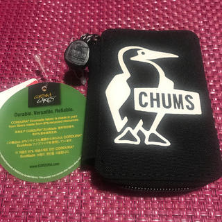 チャムス(CHUMS)のチャムス CHUMS エコ キージップケース【ブラック】(コインケース/小銭入れ)