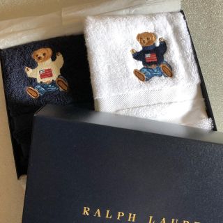 ポロラルフローレン(POLO RALPH LAUREN)のPolo Ralph Lauren ウォッシュタオル セーターベア 2枚セット(タオル/バス用品)