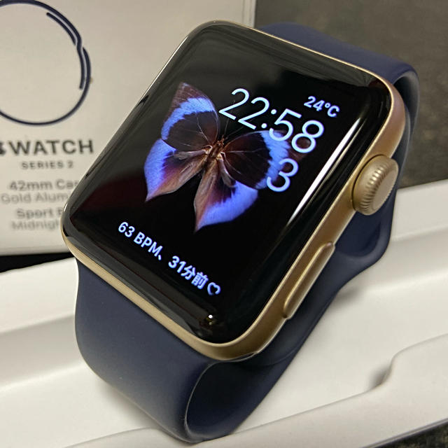 Apple Watch(アップルウォッチ)の本体は美品　ゴールド Apple Watch Series 2 42mm スマホ/家電/カメラのスマートフォン/携帯電話(その他)の商品写真