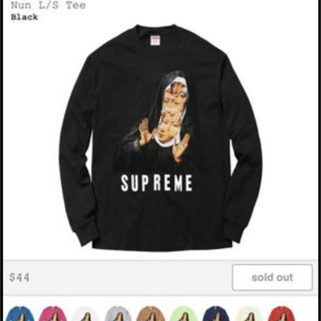 オンライン購入 Supreme Nun L/S Tee XL 黒