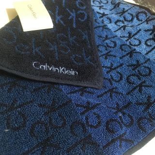 カルバンクライン(Calvin Klein)のタイムサービス価格！カルバンクライン タオルハンカチ 新品(ハンカチ/ポケットチーフ)