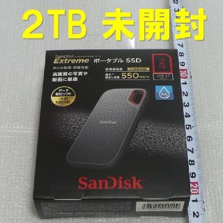 サンディスク(SanDisk)のあけほむ様専用★Sandisk ポータブル SSD 2TB(PC周辺機器)