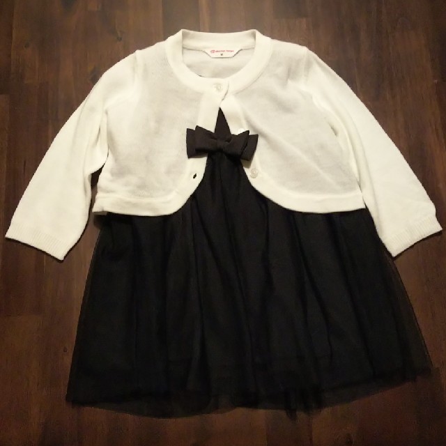 アカチャンホンポ(アカチャンホンポ)のボレロ付きワンピース 95cm キッズ/ベビー/マタニティのキッズ服女の子用(90cm~)(ワンピース)の商品写真