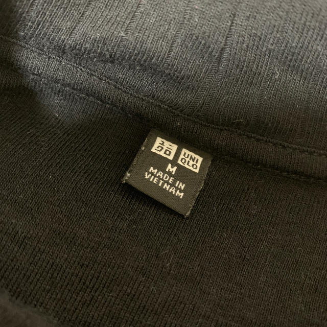 UNIQLO(ユニクロ)のUNIQLO リブハイネックＴ レディースのトップス(Tシャツ(半袖/袖なし))の商品写真