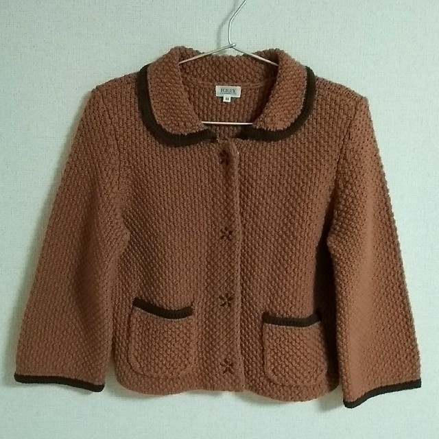 FOXEY - 【新品・未使用】FOXEY フォクシー ニットジャケット 40サイズ 茶色の通販 by Estrella☆'s shop