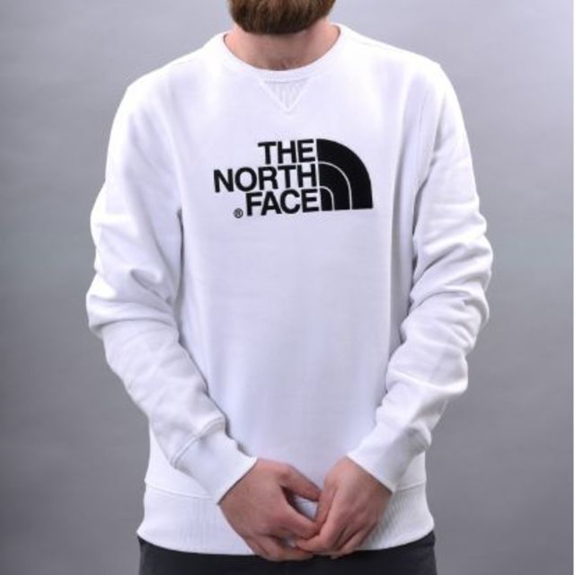 The north face Drew Peak White Mパーカー