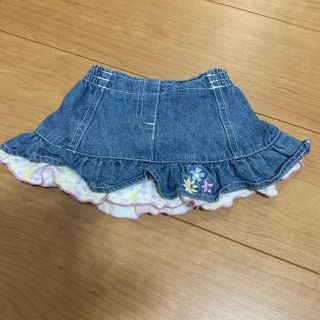 ブルマ付きデニムスカート/3-6MOS /スカパン(スカート)