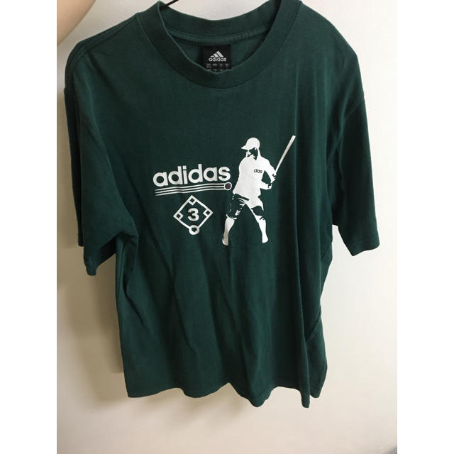 adidas(アディダス)の古着 adidas プリントシャツ メンズのトップス(Tシャツ/カットソー(半袖/袖なし))の商品写真