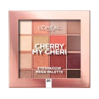 ロレアルパリ(L'Oreal Paris)のロレアルパリ アイシャドウ メガパレット 01 チェリーマイシェリー(アイシャドウ)