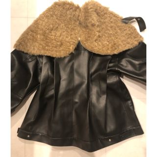 LE CIEL BLEU - irene フェイクレザーブルゾン 2019aw の通販 by
