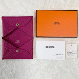 Hermes - 国内購入 正規 エルメス HERMES カルヴィ カードケース 名刺 