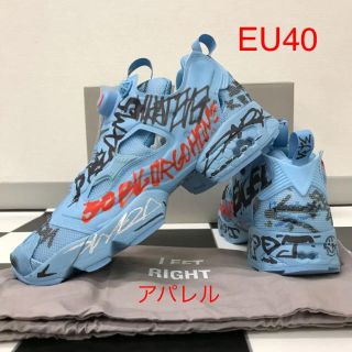 新品2019SS VETEMENTS リーボック ポンプヒューリー 39 40(スニーカー)