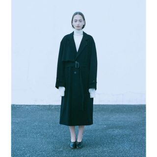 【新品未使用】stein | LAY CHESTER COAT (BLACK)(チェスターコート)