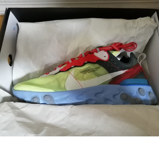 スニーカーUNDERCOVER × NIKE REACT ELEMENT 新品　27