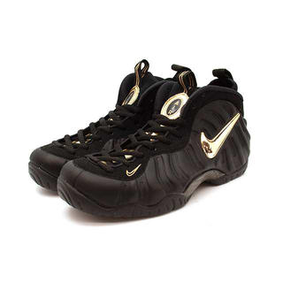 ナイキ(NIKE)のNIKE AIR FOAM POSITE PRO BLACK GOLD(スニーカー)