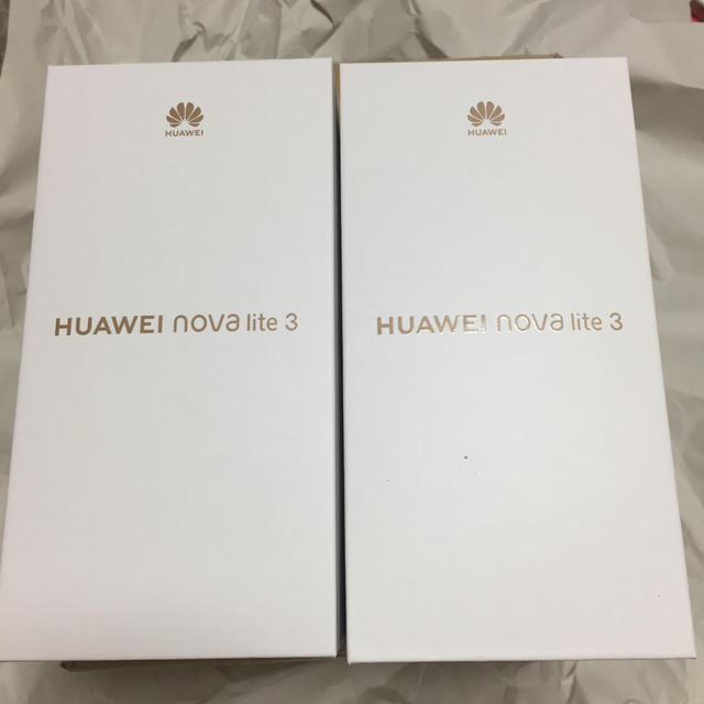 HUAWEI nova lite 3 ブルー simフリー 2台セット