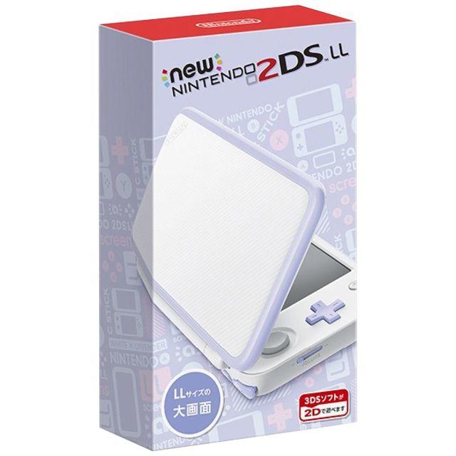 ゲームソフト/ゲーム機本体New ニンテンドー 2DS LL ホワイト×ラベンダー 未開封 送料込