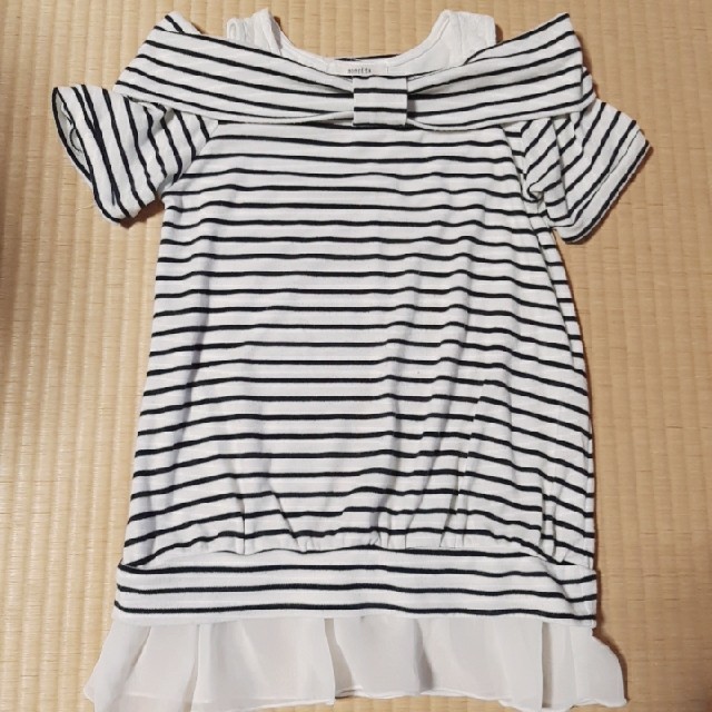 ボーダー半袖 キッズ/ベビー/マタニティのキッズ服女の子用(90cm~)(Tシャツ/カットソー)の商品写真