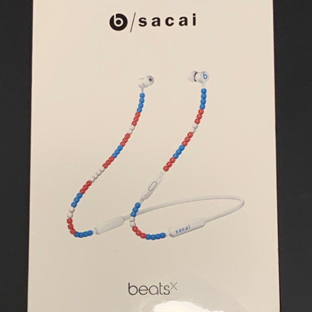 Beats by Dr Dre(ビーツバイドクタードレ)の新品 Beats X sacai スペシャルエディション ワイヤレスイヤホン スマホ/家電/カメラのオーディオ機器(ヘッドフォン/イヤフォン)の商品写真