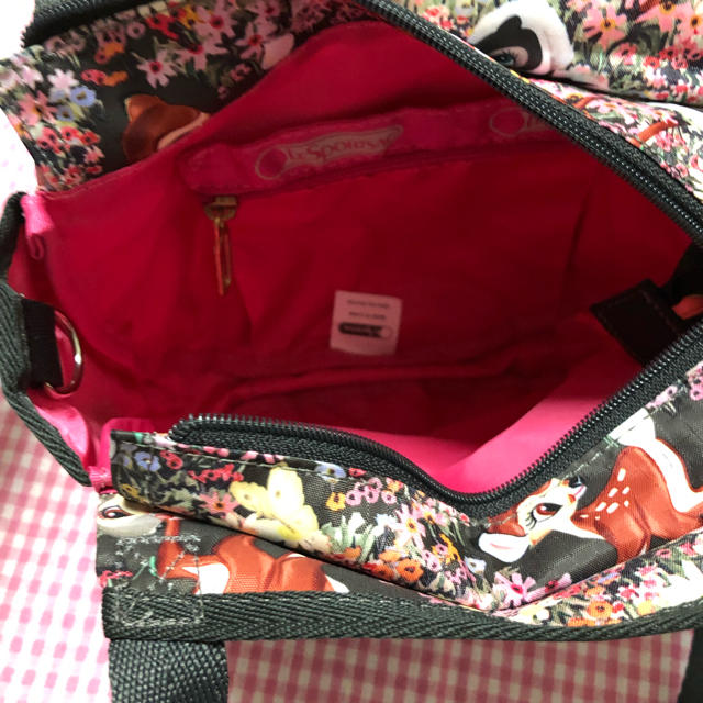 アウトレット 美品 新品 限定レスポ ディズニーバンビ 2wayショルダー