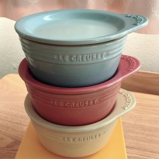 ルクルーゼ(LE CREUSET)のRIRI様専用！ルクルーゼ  プレートオンディッシュ 3組セット【送料込】(食器)