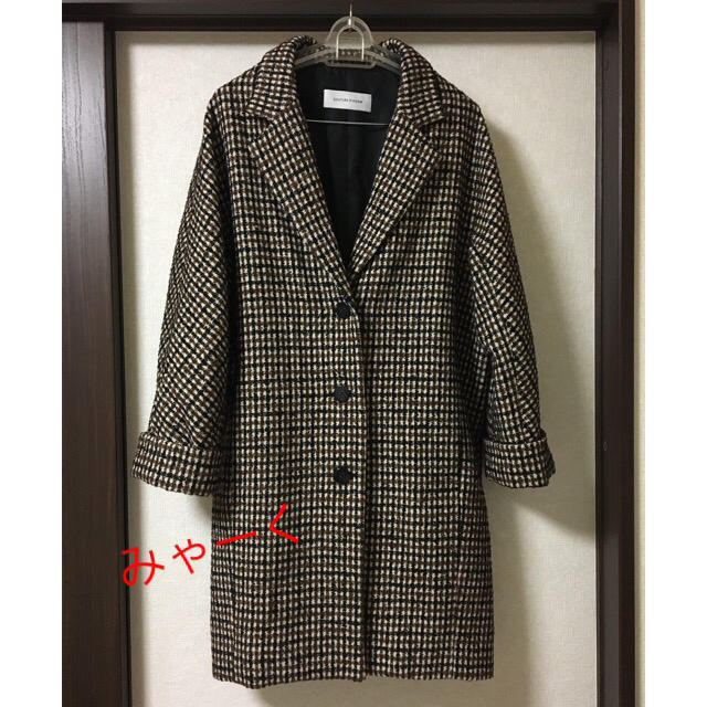 DEUXIEME CLASSE(ドゥーズィエムクラス)のCOUTURE DADAM COCOON CHESTERFIELD COAT メンズのジャケット/アウター(チェスターコート)の商品写真