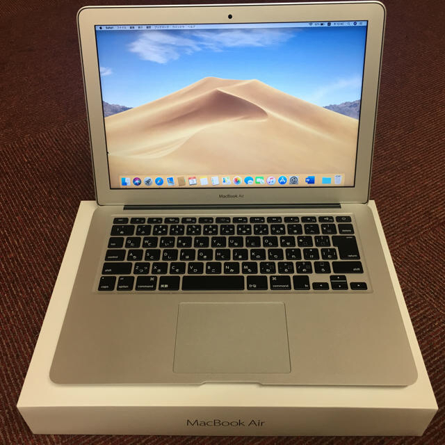 MacBook Air 13インチ 充電回数6回の美品-