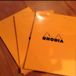 スイン様専用  RHODIA3冊(ノート/メモ帳/ふせん)