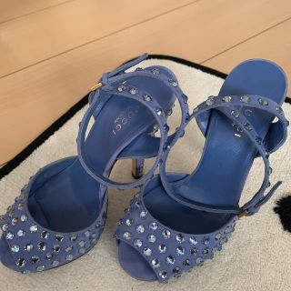 グッチ(Gucci)の値下げしました‼️GUCCI サンダル ブルー(サンダル)