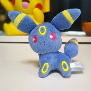 ブラッキー　ミックスオレ　ポケモン　マスコット　ストラップ　ぬいぐるみ　ブイズ