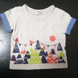 アカチャンホンポ(アカチャンホンポ)のアカチャンホンポ おさるプリントTシャツ 70サイズ(Ｔシャツ)