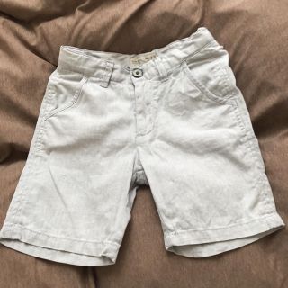 ザラキッズ(ZARA KIDS)のZARA BOYS*コットンリネン ヘリンボーン ハーフパンツ*4/5*110*(パンツ/スパッツ)