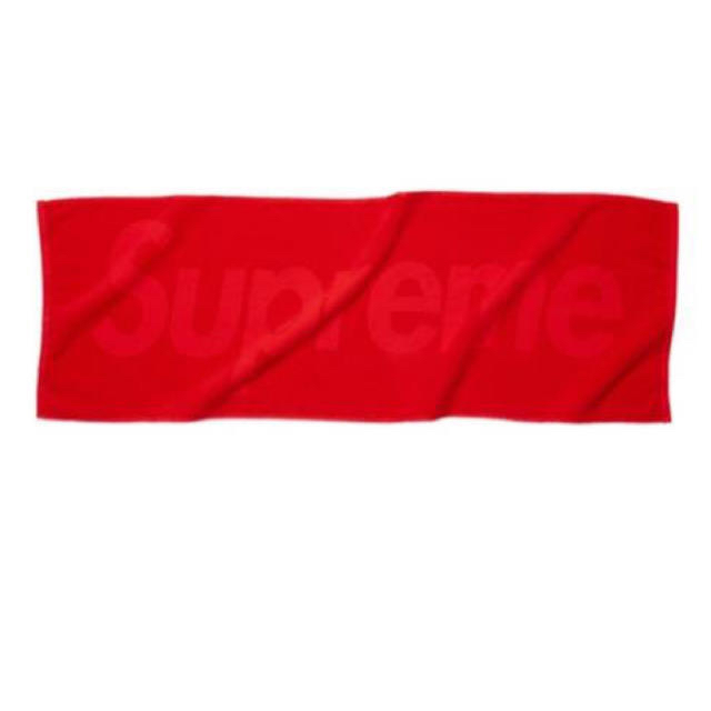 【新品】Supreme 17SS Terry Logo Hand Towel 赤