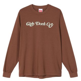 ジーディーシー(GDC)のGirls Dont Cry Long Tee GDC ロンTee 茶　M(Tシャツ/カットソー(七分/長袖))