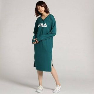 フィラ(FILA)のフィラ ロングワンピ ワンピース グリーン マタニティ スカート FILA(ロングワンピース/マキシワンピース)