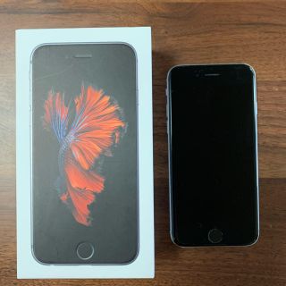 エヌティティドコモ(NTTdocomo)のiPhone 6s Space Gray 64GB(スマートフォン本体)